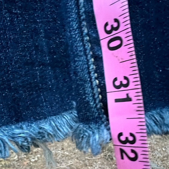 NWT Risen jeans 27 5 ultra high rise flare bell dark denim wide - Picture 13 of 16